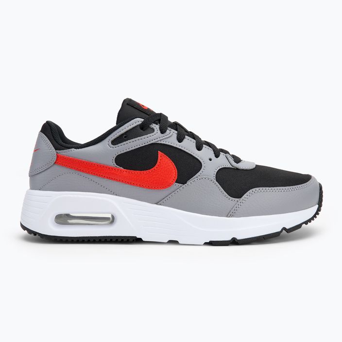 Ανδρικά παπούτσια Nike Air Max SC μαύρο/τσιμέντο γκρι/picante κόκκινο 2