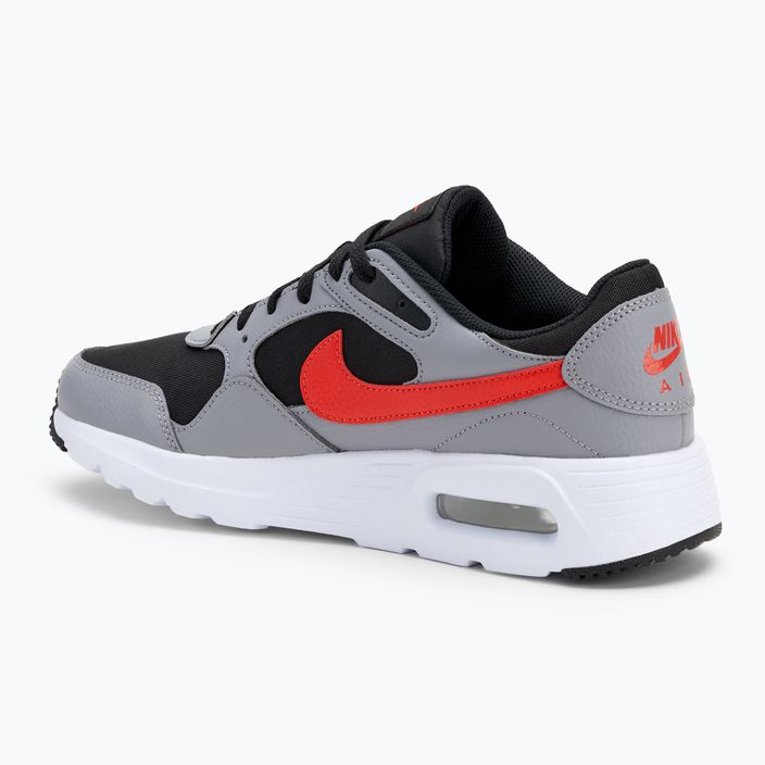 Ανδρικά παπούτσια Nike Air Max SC μαύρο/τσιμέντο γκρι/picante κόκκινο 3