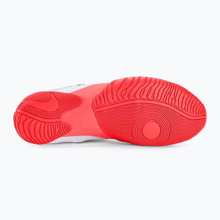Nike Hyperko 2 λευκά/φωτεινά βυσσινί/μαύρα παπούτσια πυγμαχίας 5