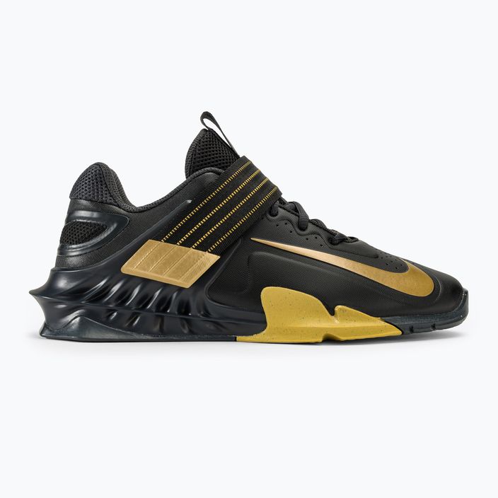Nike Savaleos μαύρο/μετ χρυσά ανθρακί άπειρα χρυσά παπούτσια άρσης βαρών 2