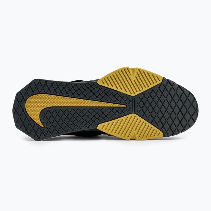 Nike Savaleos μαύρο/μετ χρυσά ανθρακί άπειρα χρυσά παπούτσια άρσης βαρών 4