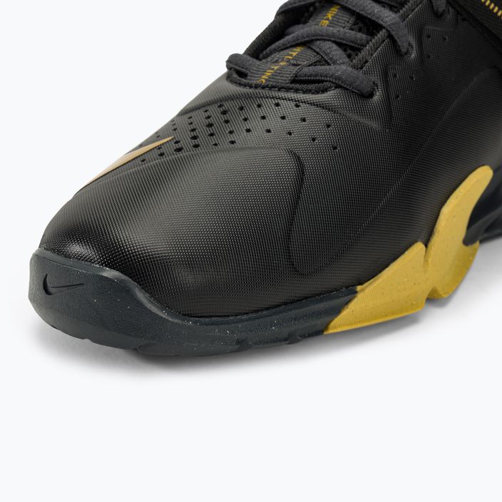 Nike Savaleos μαύρο/μετ χρυσά ανθρακί άπειρα χρυσά παπούτσια άρσης βαρών 7
