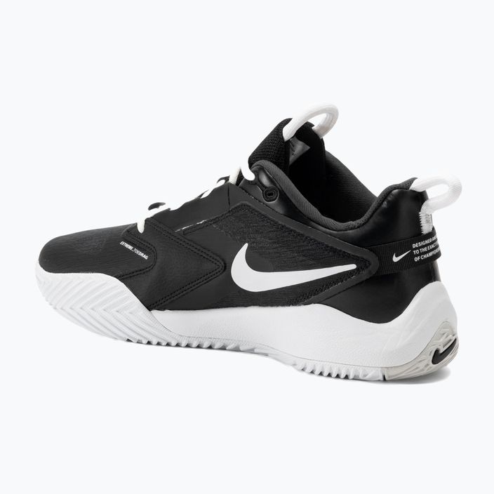 Nike Zoom Hyperace 3 παπούτσια βόλεϊ μαύρο/λευκό-ανθρακίτης 3