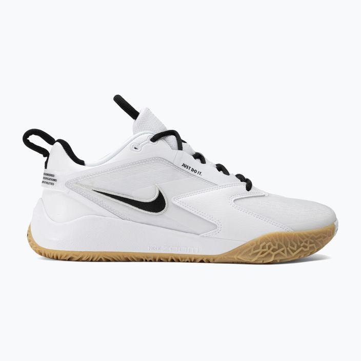 Nike Zoom Hyperace 3 παπούτσια βόλεϊ λευκό/μαύρο-φωτονική σκόνη 2