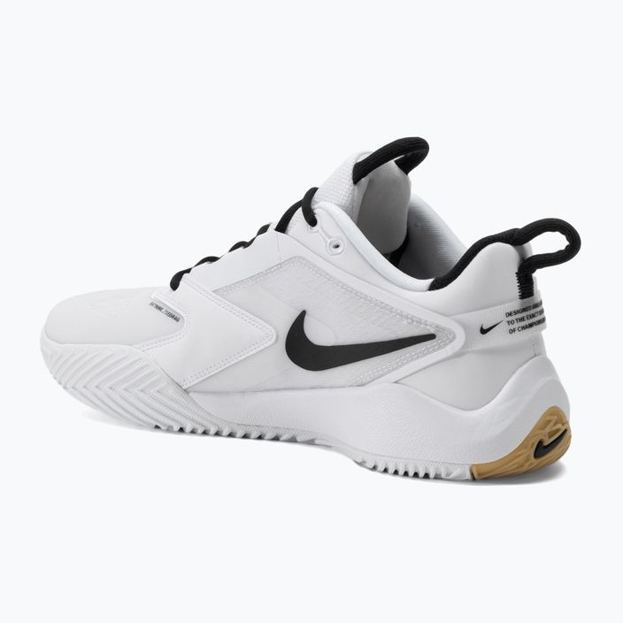 Nike Zoom Hyperace 3 παπούτσια βόλεϊ λευκό/μαύρο-φωτονική σκόνη 3