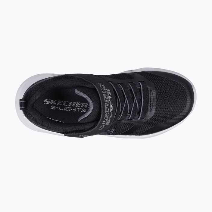 SKECHERS παιδικά παπούτσια προπόνησης Skechers Meteor-Lights μαύρο/γκρι 12