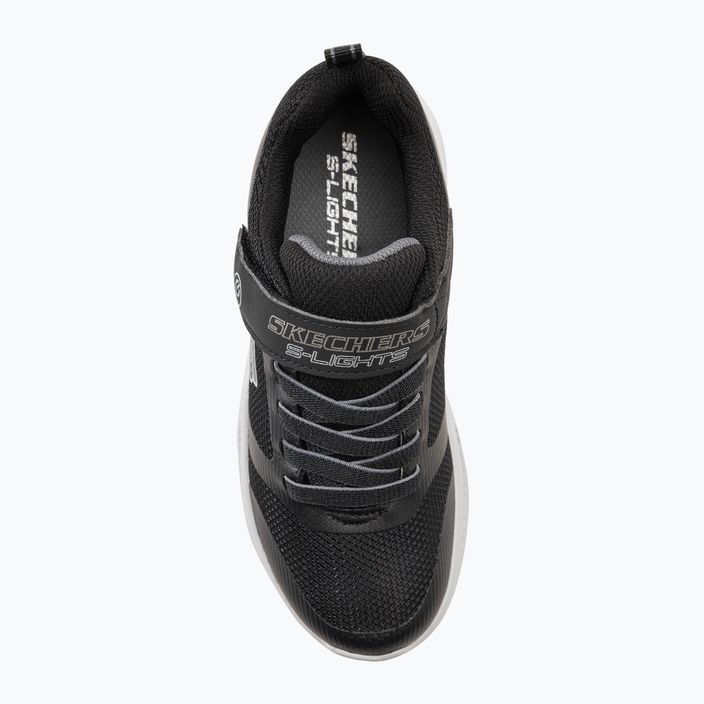 SKECHERS παιδικά παπούτσια προπόνησης Skechers Meteor-Lights μαύρο/γκρι 6