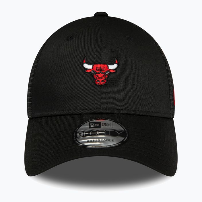 Ανδρικό καπέλο μπέιζμπολ New Era Home Field 9Forty Trucker Chicago Bulls μαύρο 2