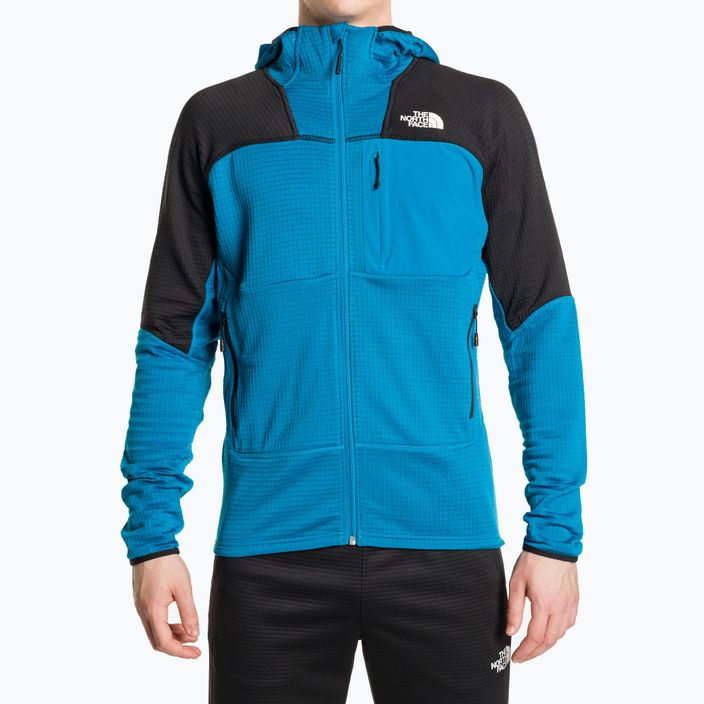 The North Face ανδρική μπλούζα για trekking Stormgap Powergrid arctic blue/μαύρο