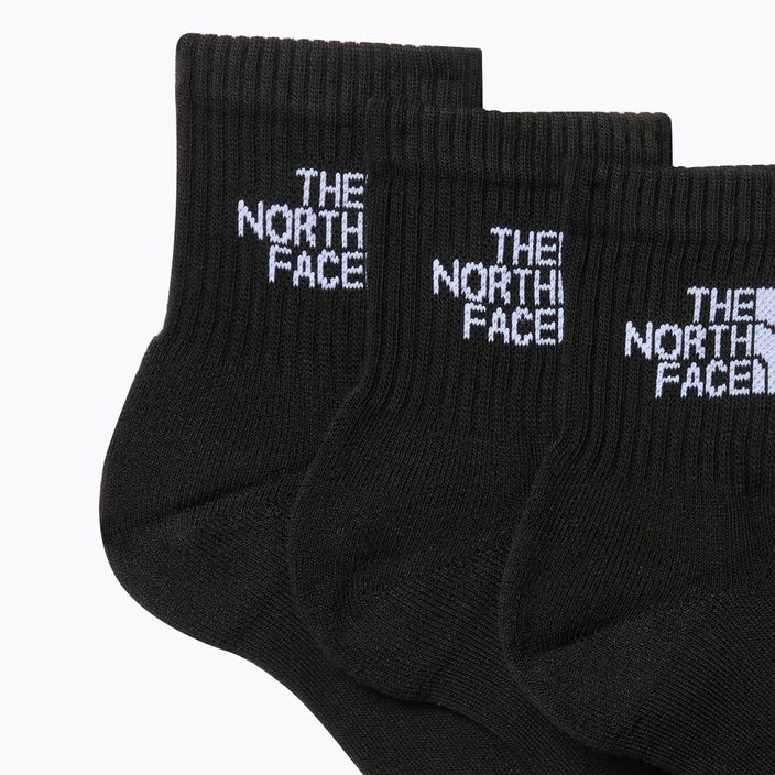 The North Face Multi Sport Cush Quarter Sock Κάλτσες Trekking 3 ζευγάρια μαύρες 2