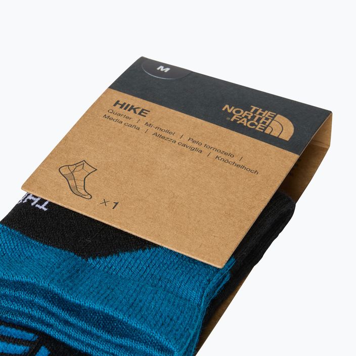 The North Face Hiking Quarter Sock μαύρο/αδριατικό μπλε 4