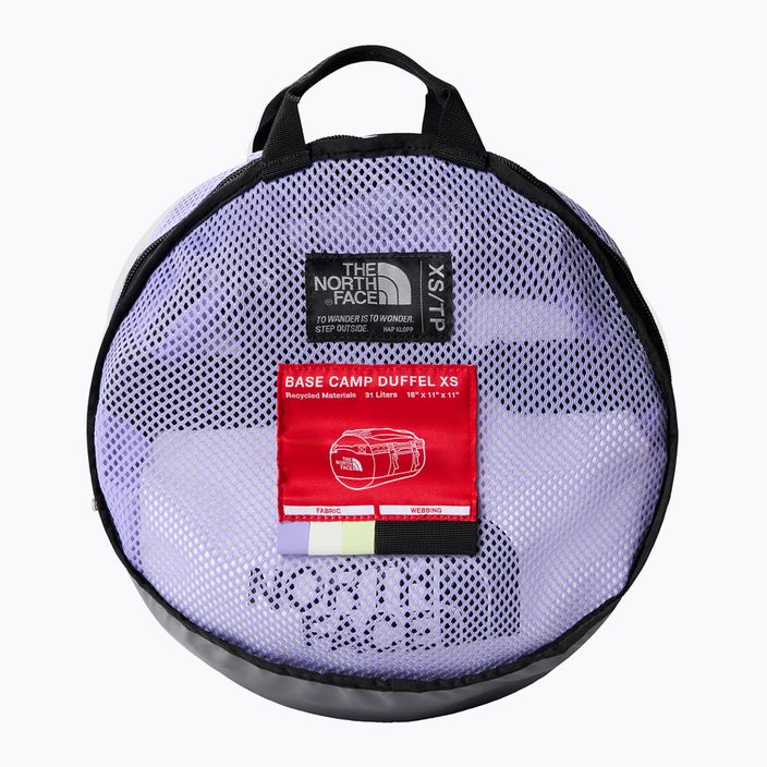 The North Face Base Camp Duffel XS 31 l υψηλή μοβ/αστρο lime ταξιδιωτική τσάντα 2