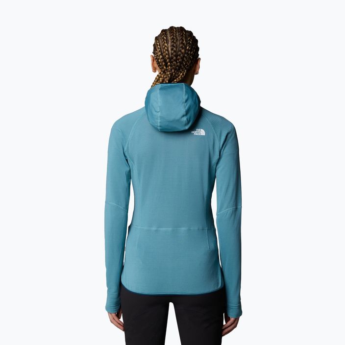 Γυναικείο φούτερ The North Face Bolt Polartec Hoodie algae blue/midnight petrol 3