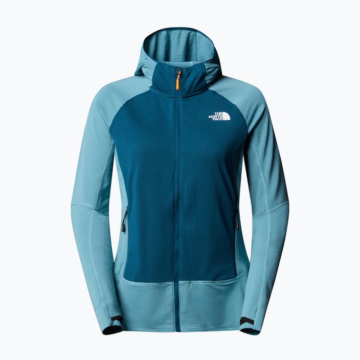 Γυναικείο φούτερ The North Face Bolt Polartec Hoodie algae blue/midnight petrol 5