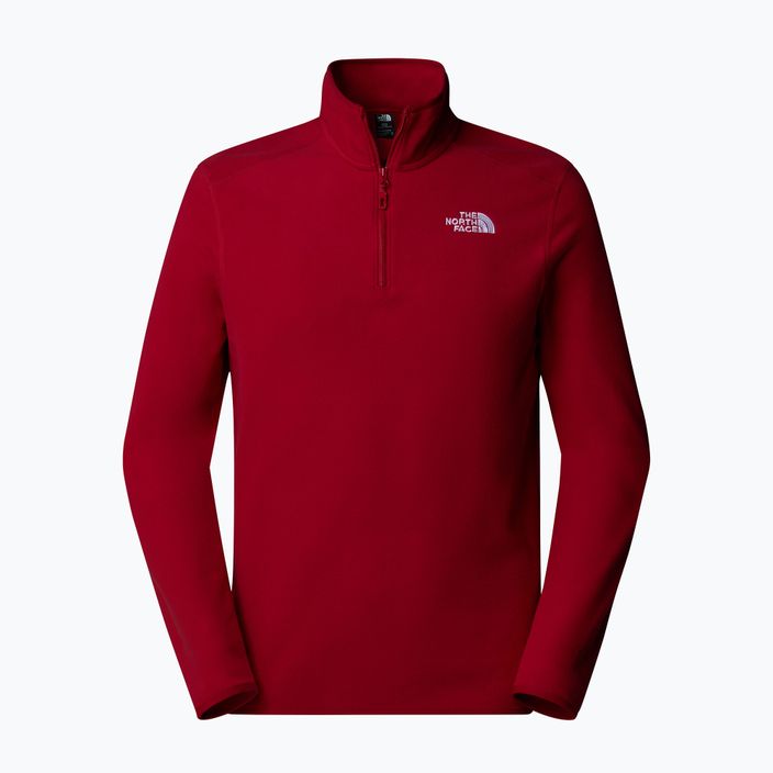 Ανδρικό φούτερ The North Face 100 Glacier 1/4 Zip garnet red