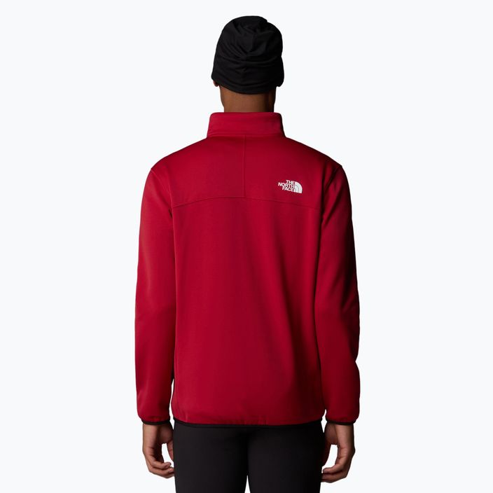 Ανδρικό φούτερ The North Face Crest FZ garnet red/black 3