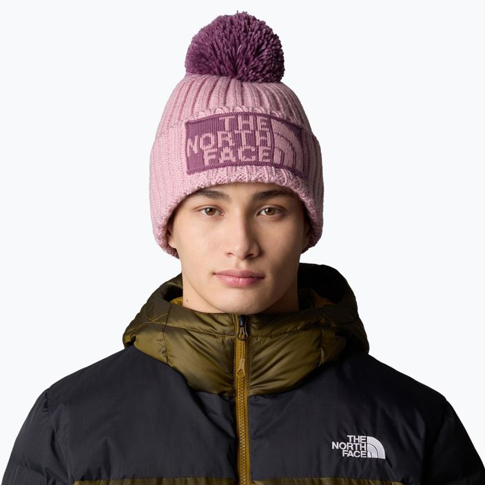 Ανδρικό χειμωνιάτικο σκουφάκι The North Face Heritage Ski Tuke mauve/midnight mauve 3