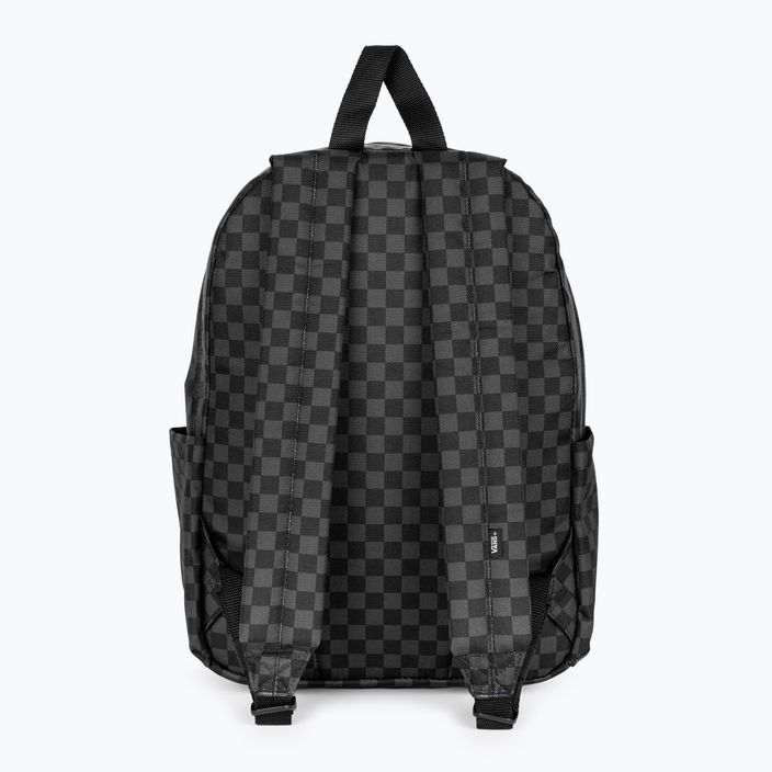 Vans Old Skool Grom Check 18 l μαύρο/ανθρακί παιδικό αστικό σακίδιο πλάτης 3