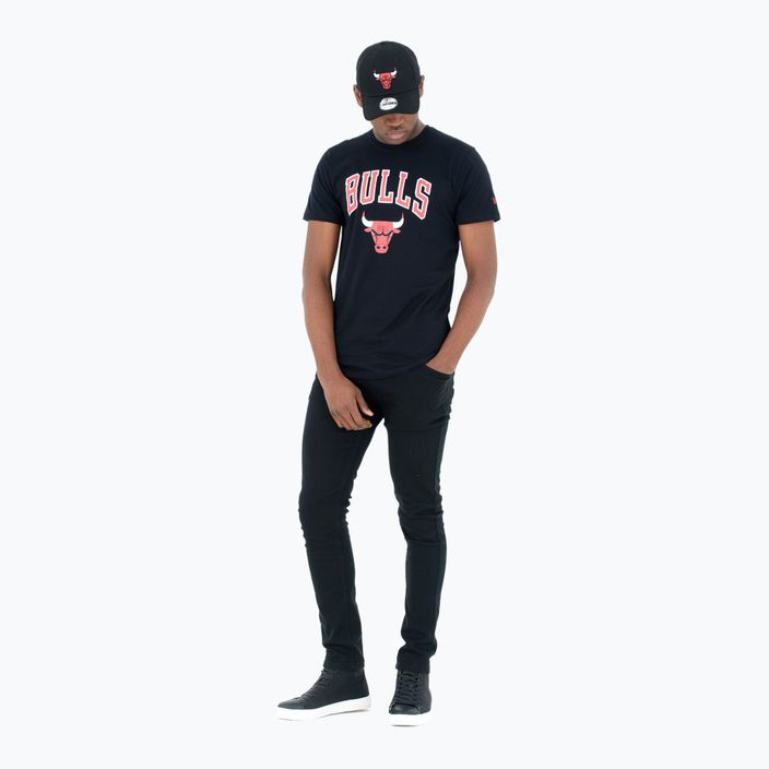 Ανδρικό New Era NOS NBA Regular Tee Chicago Bulls t-shirt μαύρο 2