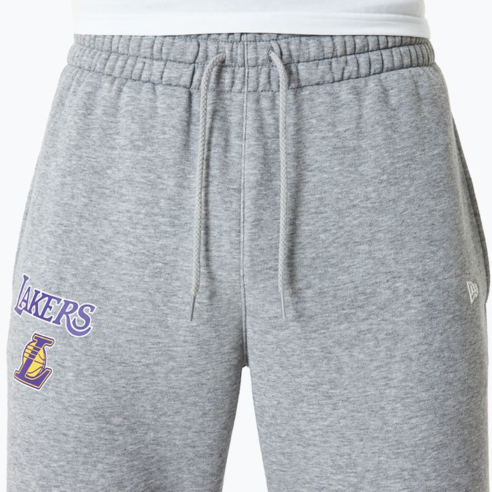 Ανδρικό New Era NBA Essentials Jogger Los Angeles Lakers γκρι med παντελόνι 4