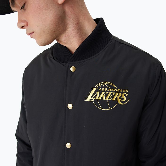 Ανδρικό μπουφάν New Era NBA Script BP Bomber Los Angeles Lakers μαύρο 3