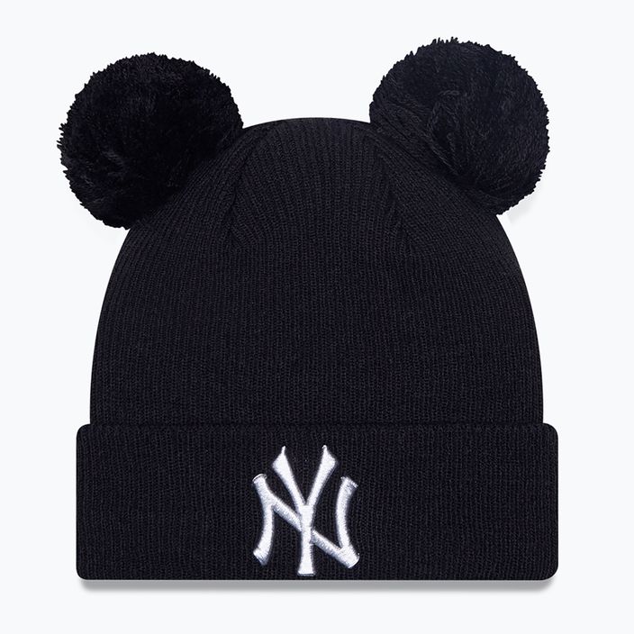 New Era Female Metalic Logo Beanie New York Yankees μαύρο