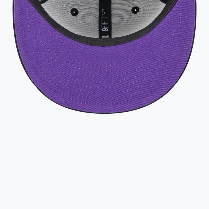New Era Split Logo 9Fifty Los Angeles Lakers καπέλο μαύρο 5