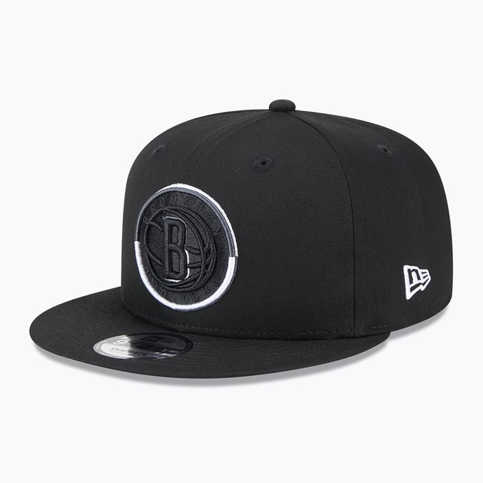 New Era Split Logo 9Fifty Brooklyn Nets καπέλο μαύρο 2