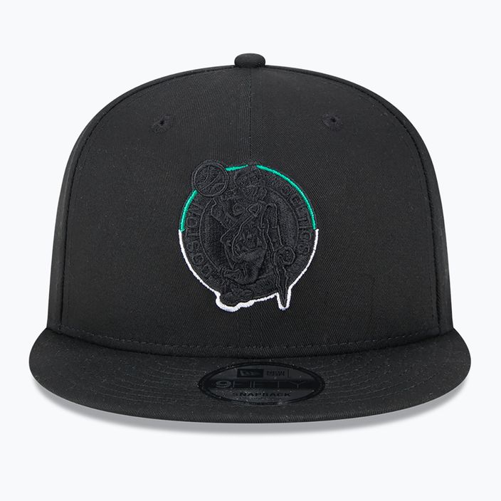 New Era Split Logo 9Fifty Boston Celtics καπέλο μαύρο 3
