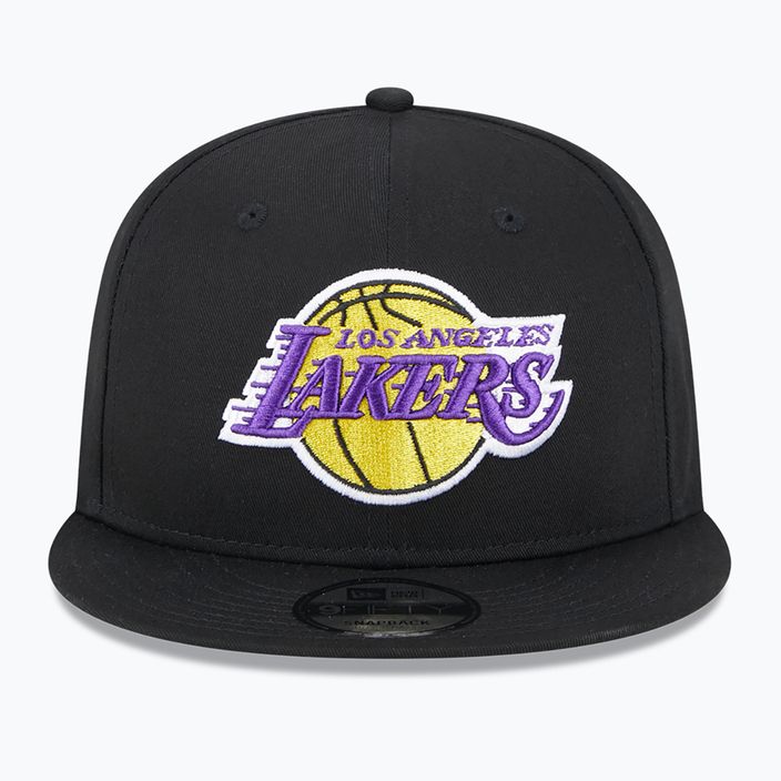 New Era Foil 9Fifty Los Angeles Lakers καπέλο μαύρο 3