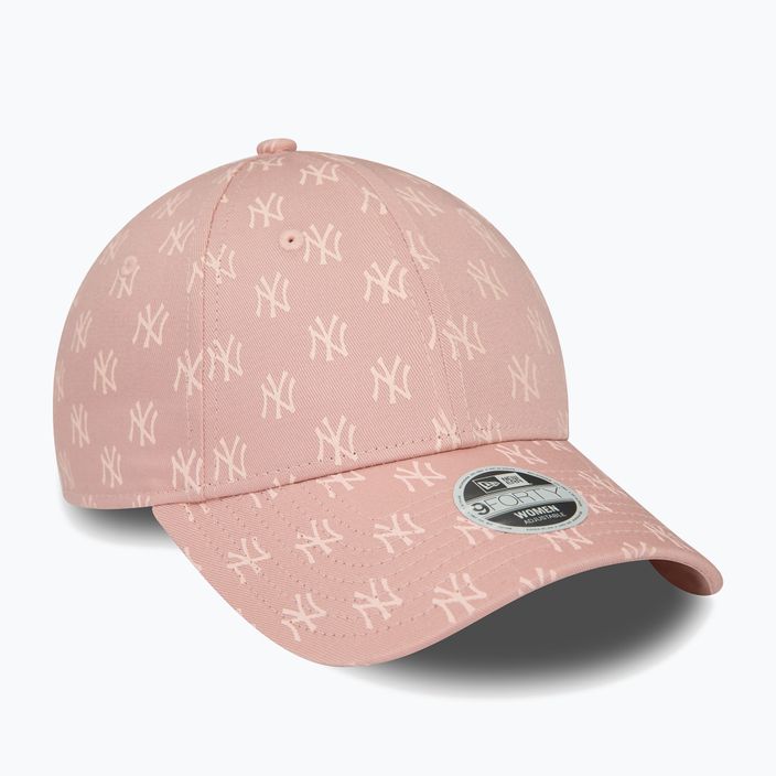 Γυναικείο καπέλο μπέιζμπολ New Era Monogram 9Forty New York Yankees σε ροζ παστέλ χρώμα 3