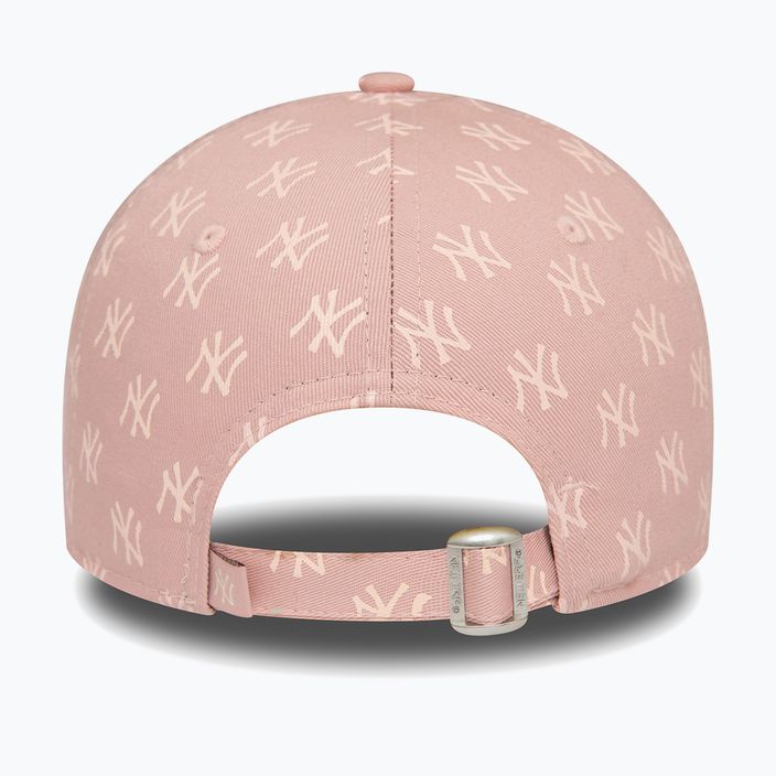 Γυναικείο καπέλο μπέιζμπολ New Era Monogram 9Forty New York Yankees σε ροζ παστέλ χρώμα 4