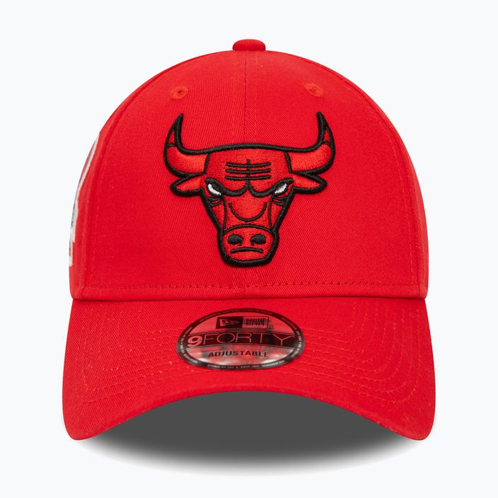 Ανδρικό καπέλο μπέιζμπολ New Era Side Patch 9Forty Chicago Bulls κόκκινο 2