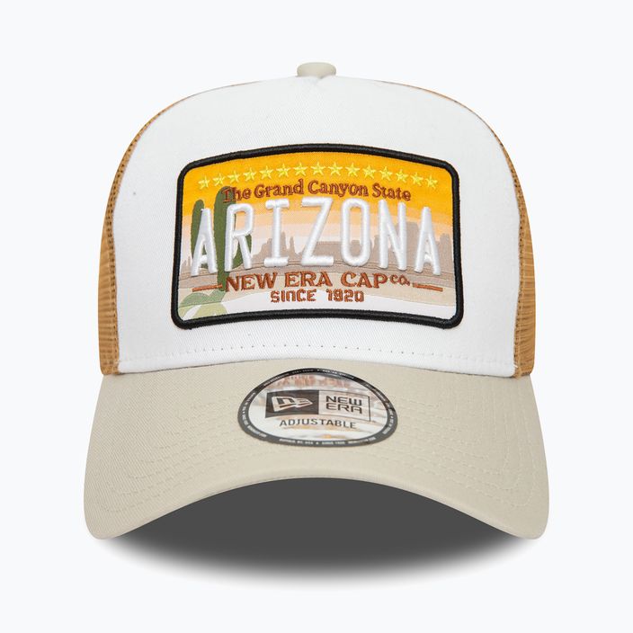 Ανδρικό καπέλο μπέιζμπολ New Era Patch Trucker ανοιχτό μπεζ 2