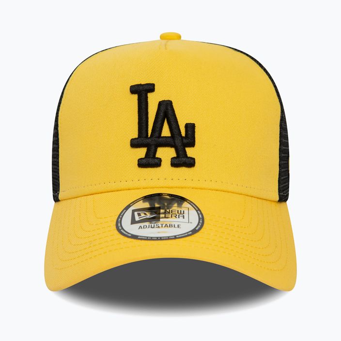 Ανδρικό New Era League Essential Trucker Los Angeles Dodgers κίτρινο καπέλο μπέιζμπολ 2