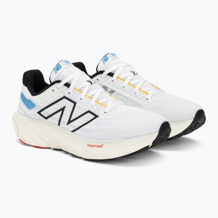 New Balance Fresh Foam X 1080 v13 λευκά ανδρικά παπούτσια για τρέξιμο 4