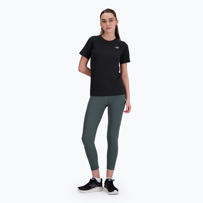 Γυναικείο μαύρο T-shirt New Balance Seamless 2