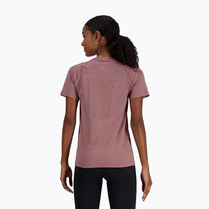 New Balance γυναικείο t-shirt Seamless licorice heather 4