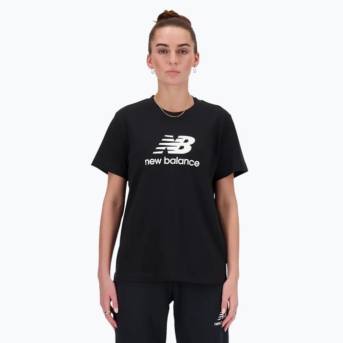 Γυναικείο μπλουζάκι New Balance Essentials Jersey black