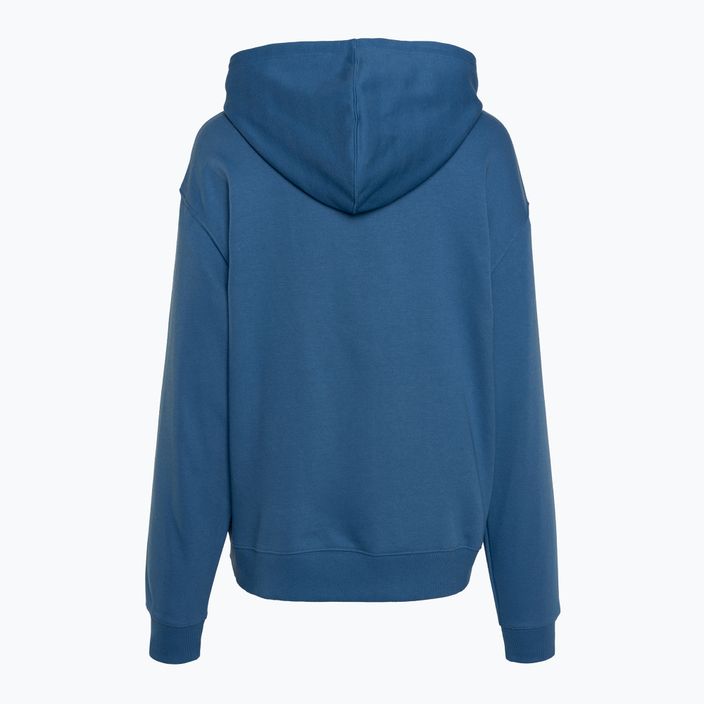 Γυναικεία New Balance French Terry Stacked Logo Hoodie blueagat 6