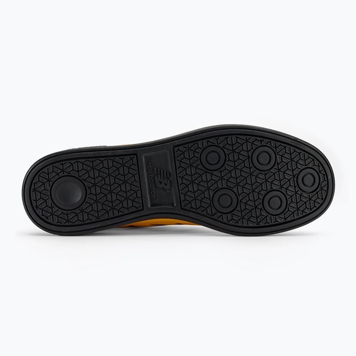 New Balance Audazo Control IN v6 ανδρικά ποδοσφαιρικά παπούτσια λευκό ροδάκινο 5
