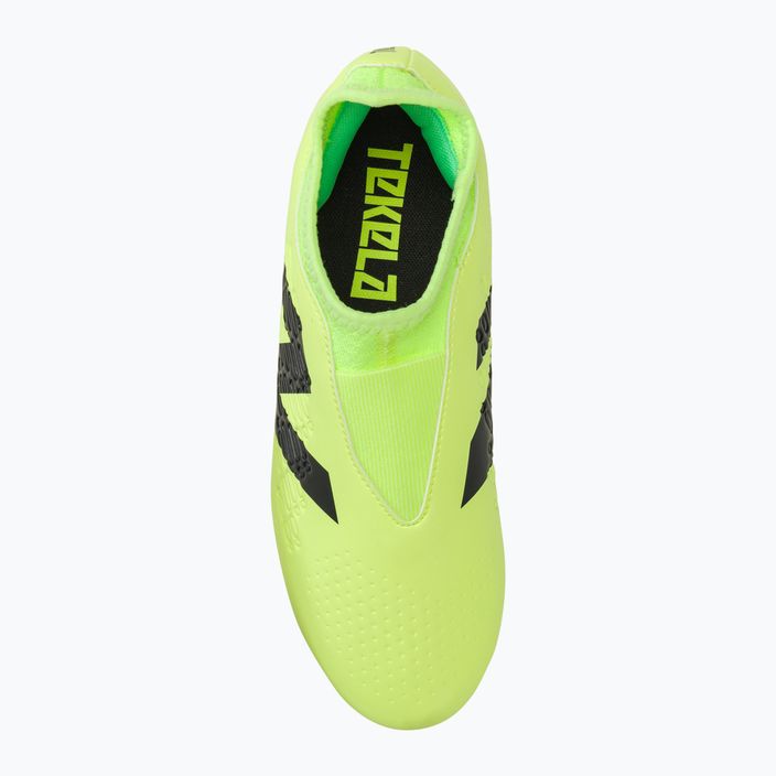 Παιδικά ποδοσφαιρικά παπούτσια New Balance Tekela Magique JNR FG V4+ bleached lime glo 5