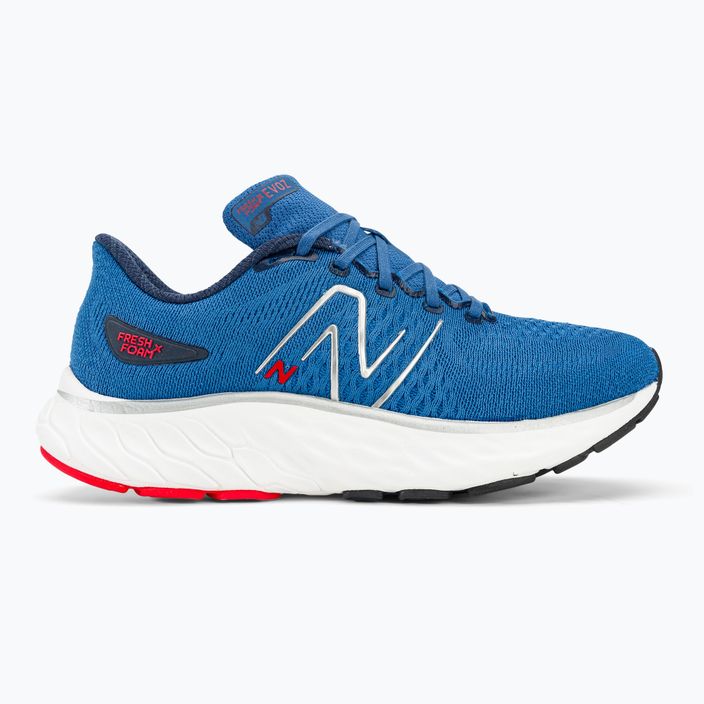 New Balance Fresh Foam X Evoz v3 μπλε αχάτης ανδρικά παπούτσια για τρέξιμο 2