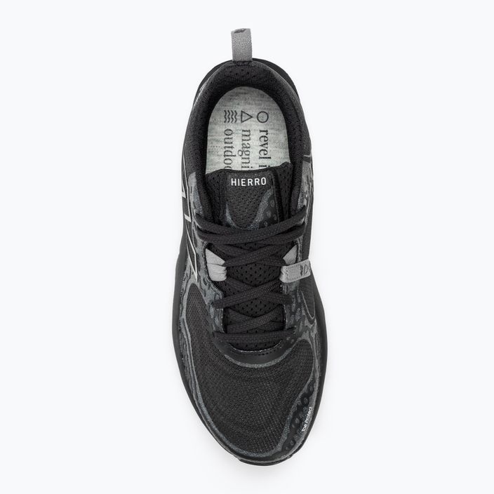 New Balance Fresh Foam X Hierro v8 Wide μαύρα ανδρικά παπούτσια για τρέξιμο 5
