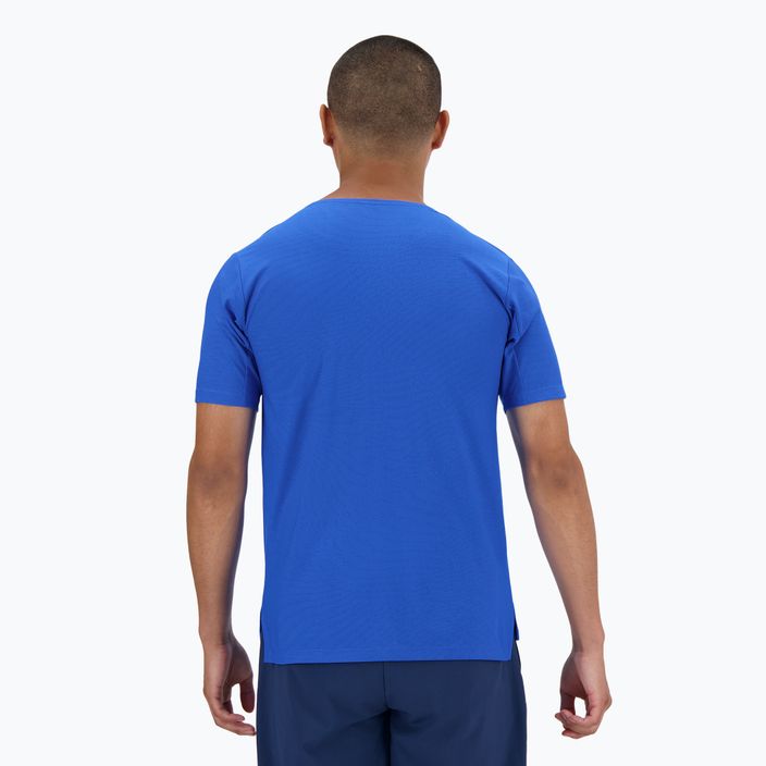 Ανδρικό μπλουζάκι New Balance Jacquard blue oasis t-shirt 3
