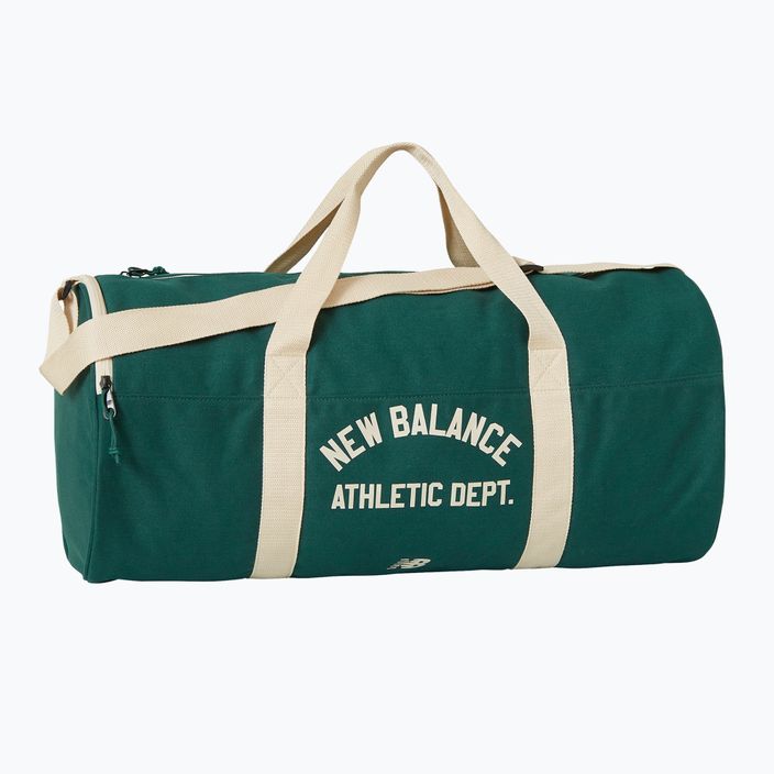 New Balance Canvas Duffel 40 l μπεζ/πράσινη τσάντα