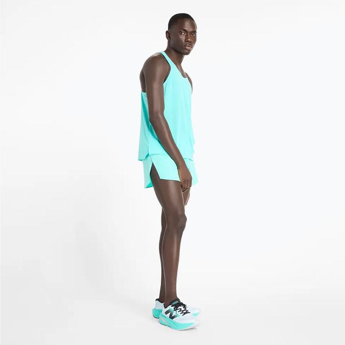 Ανδρικό φανελάκι New Balance Singlet Athletics cyber jade 2