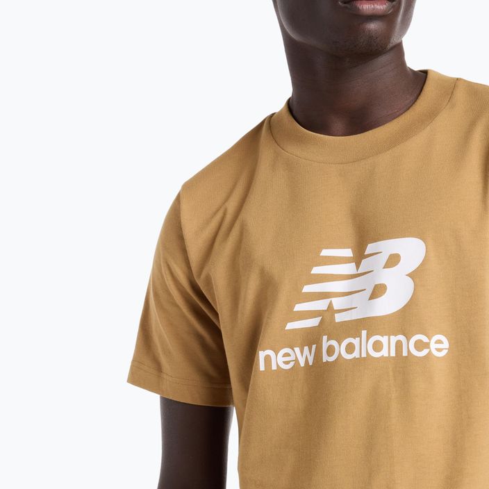 Ανδρικό μπλουζάκι New Balance Stacked Logo great plains 3