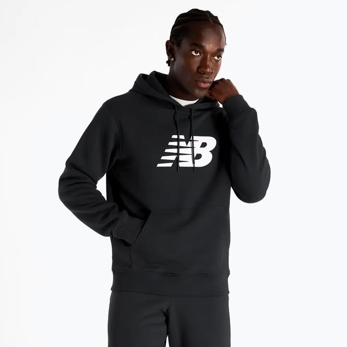 Ανδρικό φούτερ New Balance Core Brushed Hoodie black