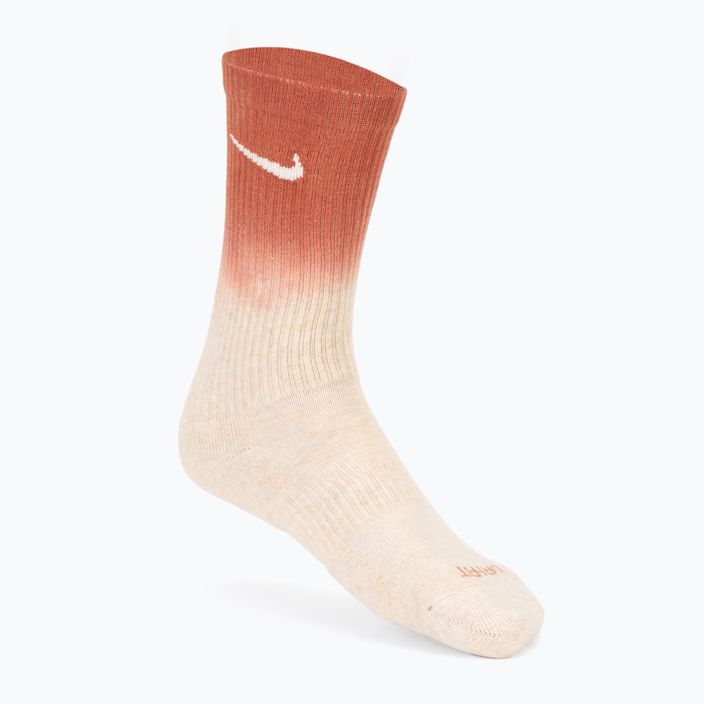 Κάλτσες Nike Everyday Plus 2 ζευγάρια πολύχρωμες/πορτοκαλί 5